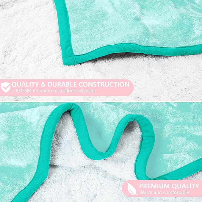 Axolotl Wearable Hooded Blanket for Adults - Super Soft Warm Cozy Plush Flannel Fleece & Sherpa Hoodie Throw Cloak Wrap - Axolotl Gifts for Women Adults and Kids