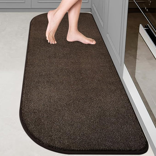Washable Kitchen Rug 24" x 70" / 60cm x 180cm, Non Slip Kitchen Mat for Floor, Absorbent Indoor Entryway Runner Rug for Laundry, Bathroom, Bedroom (Roll Packing)