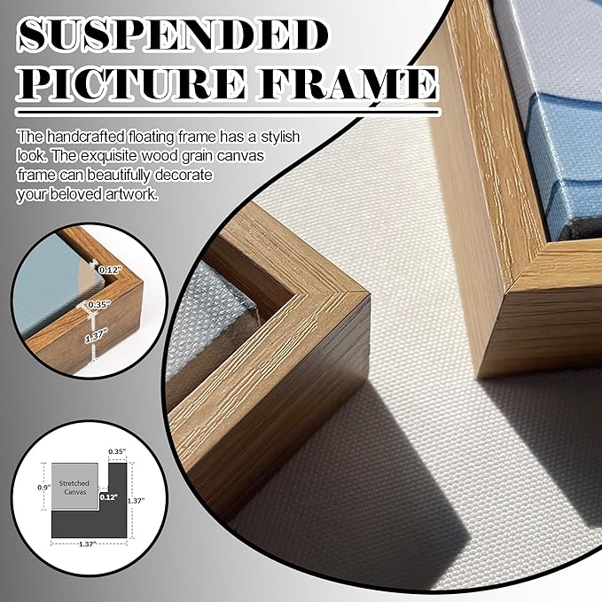 JEAWA Animal Canvas Wall Art Decor - Deer Canvas for Wall Decor,Farm Artwork Decor, Large Framed Wall Art for Living Room Bedroom, 20x40 IN