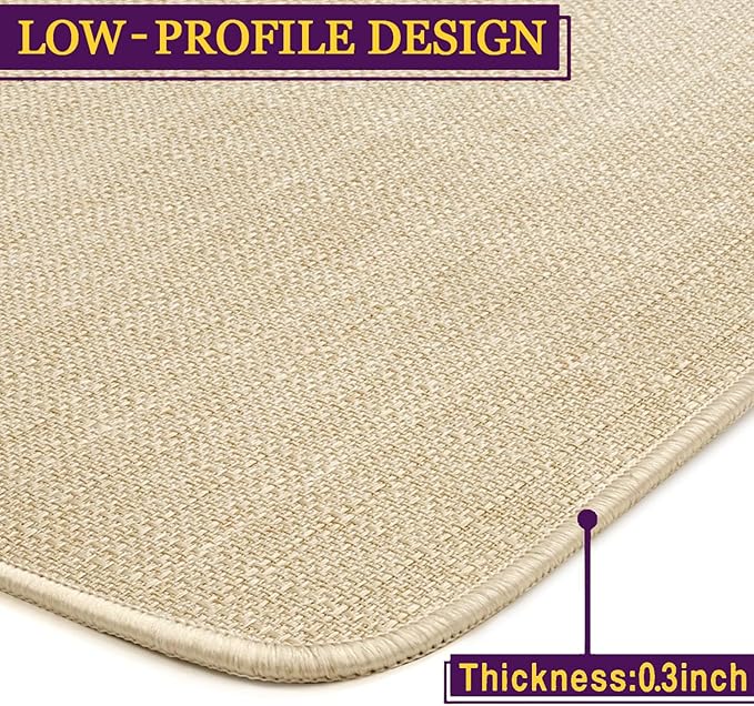 Mardi Gras Welcome Door Mat 30x17 Inch Carnival Fleur De Lis Doormat Indoor Outdoor Entrance Floor Mats Non-Slip Washable Mardi Gras Decor Rugs