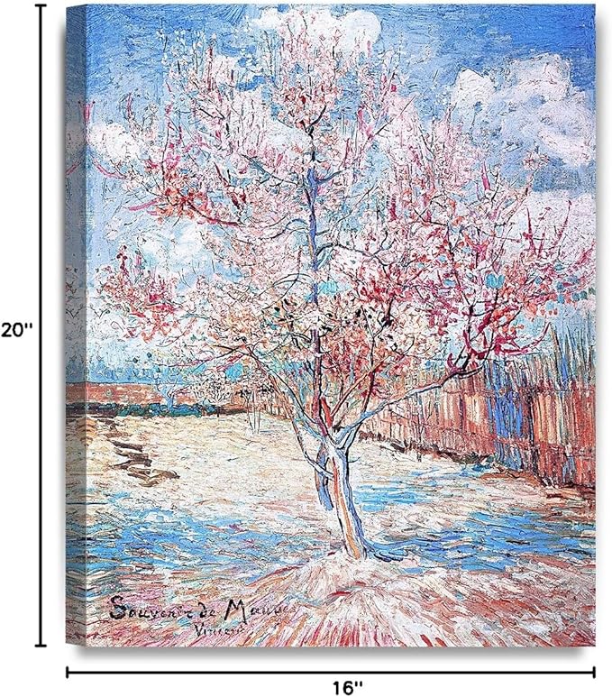 DECORARTS - Reminiscence of Mauve. Vincent Van Gogh Reproductions. Giclee Print for Wall Decor. 16x20