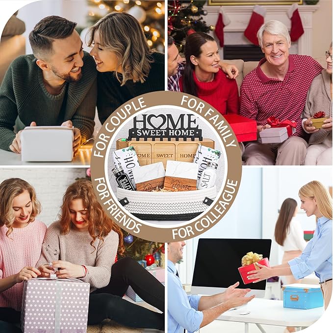 House Warming Gifts New Home,Unique Housewarming Baskets for Couples, Clients, Women, Men, Closing Gift for Home Buyers Realtors,First House Gift Ideas, New Apartment