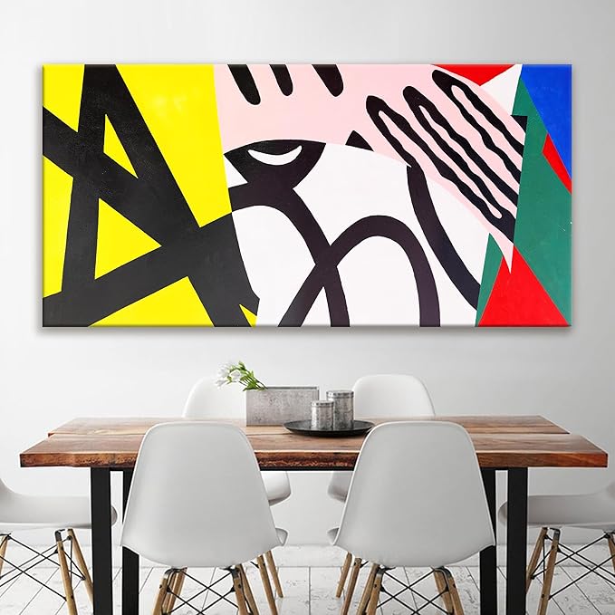 Large Abstract Wall Art For Living Room Prints Artwork Abstract Canvas Art Wall Decor Colorful Wall Art Modern Painting Wall Decor Picture For Bedroom Hotel Office Home Wall Artwork 29x58 Inch