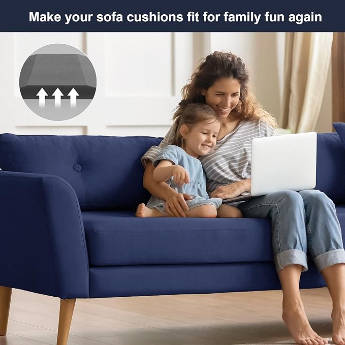 Couch Cushion Support, Trapezoid 35D Sofa Cushion Support for Sagging Couch Seats, Furniture Seat Sagging Repair, Set of 3