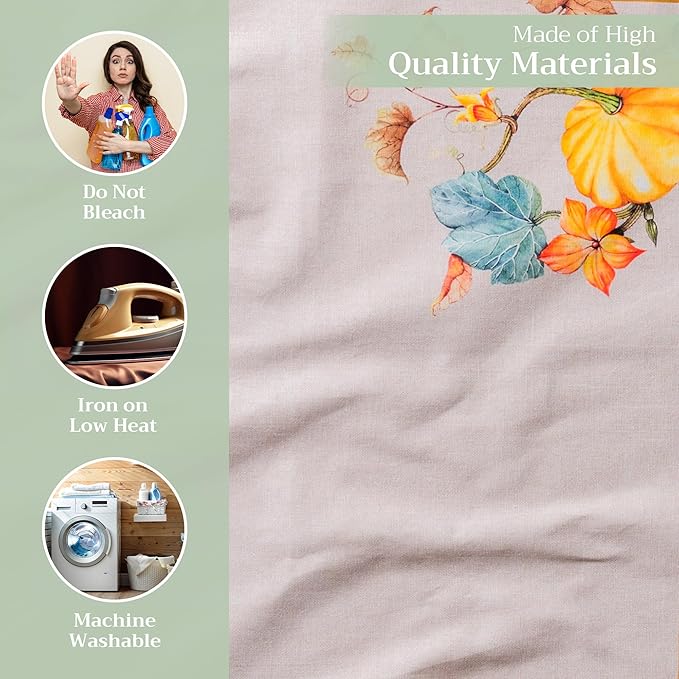 Maison d' Hermine Cloth Napkins Set of 4 100% Cotton Everyday Reusable Square Napkins Cloth Washable, Dinner, Party, Wedding, Restaurant (Potiron, 20" x 20")