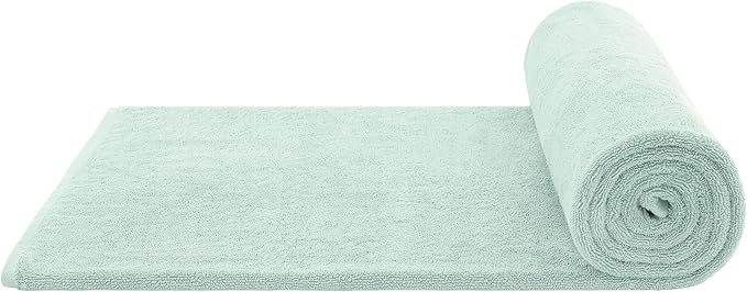 Cotton Paradise 100% Cotton 40x80 Oversized Bath Sheet, Extra Large Turkish Bath Towels for Bathroom, Mint Green Bathsheet