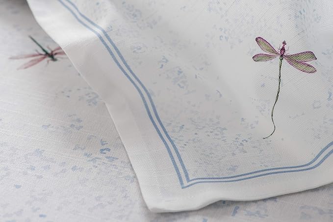 Maison d' Hermine Cloth Napkins Set of 4 100% Cotton Everyday Reusable Square Napkins Cloth Washable, Dinner, Party, Wedding, Restaurant, Spring/Summer (Fleurs De Mai, 20" x 20")