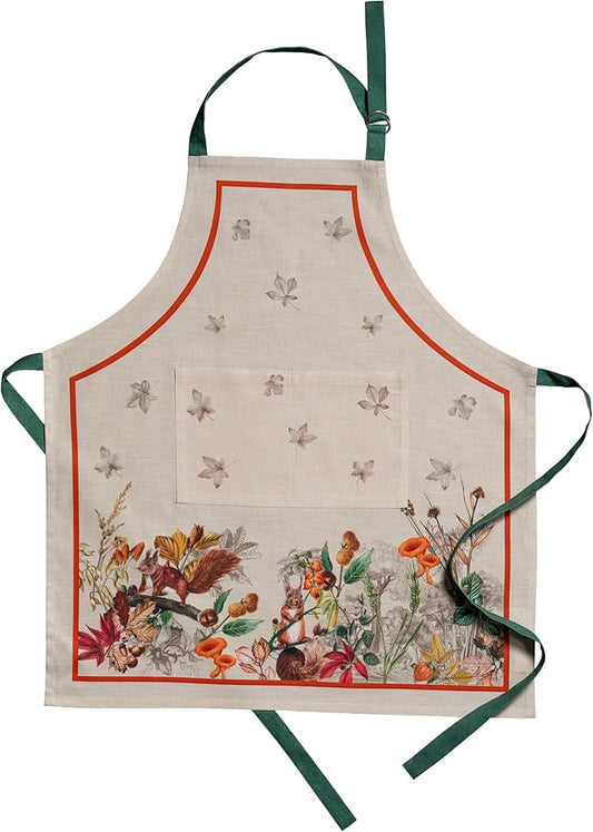 Maison d' Hermine 100% Cotton Apron for women with Pocket Kitchen Chef Apron for Men Cooking Gardening Server Waitress