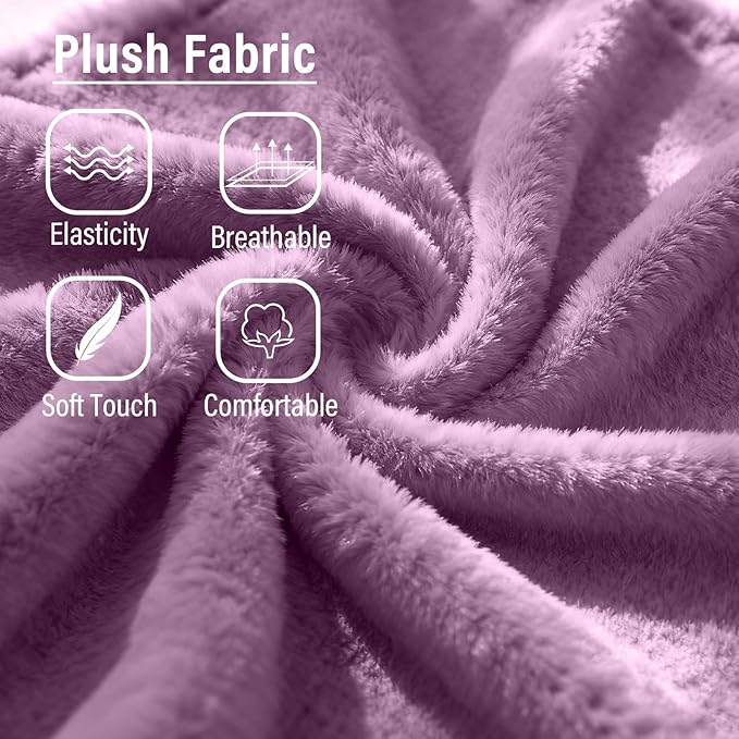 Oversized Chair with Ottoman, Modern Chair with Folding Footrest, Lounge Accent Chair, Comfortable Reading Chair for Bedroom, Study, Living Room, Courtyard (Plush Purple)