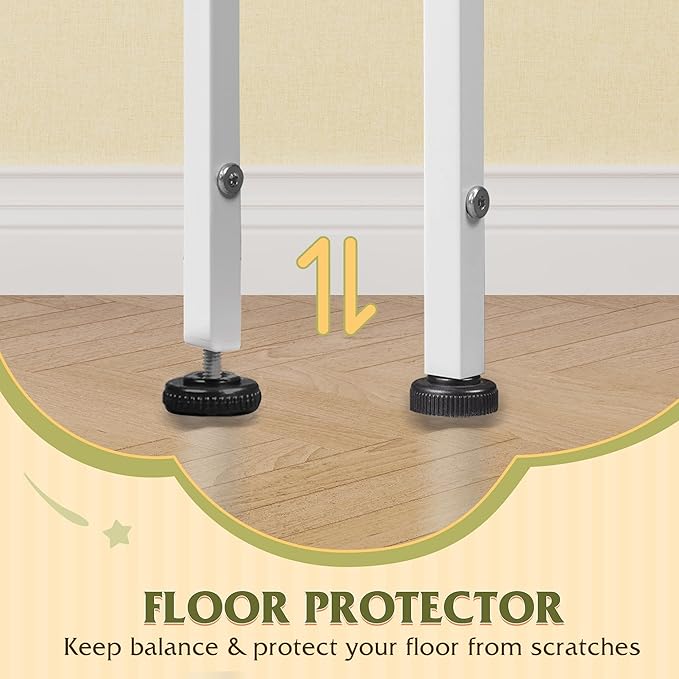 WLIVE White Tall Dresser for Bedroom, 7 Drawer Dressers & Chests of Drawers, Fabric Dresser for Closet, Living Room, Night Stand with Metal Frame, Storage Tower with Fabric Bins, Wood Top