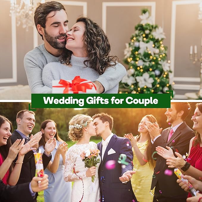 Wedding Gifts Bridal Shower Gifts for Bride and Groom Engagement Gifts for Couple 2025 Valentines Day Present for Husband and Wife Newlywed Marriage,Best Wedding Favors Engraved Bamboo Cutting Board