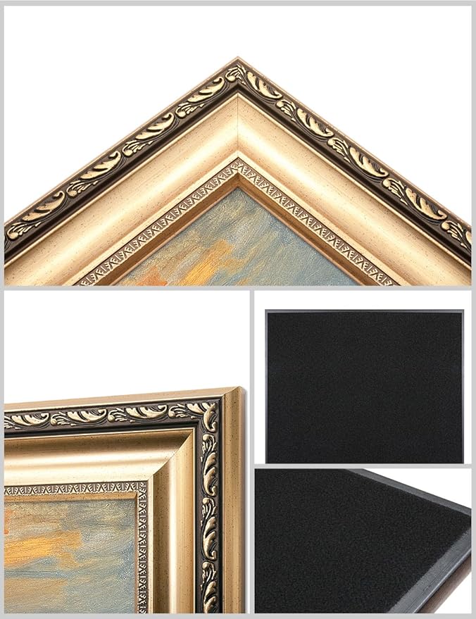 DECORARTS - Impression Sunrise Claude Monet Art Reproduction. Giclee Print& Museum Quality Framed Art for Wall Decor.Framed size: 26x22''