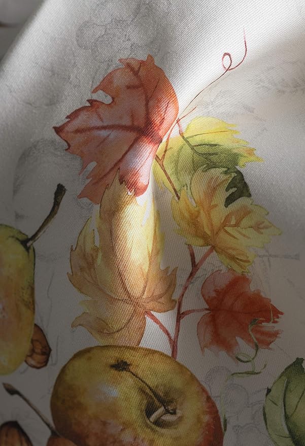 Maison d' Hermine Cloth Napkins Set of 4 100% Cotton Everyday Reusable Square Napkins Cloth Washable, Dinner, Party, Wedding, Restaurant (Fruit D'Hiver, 20" x 20")