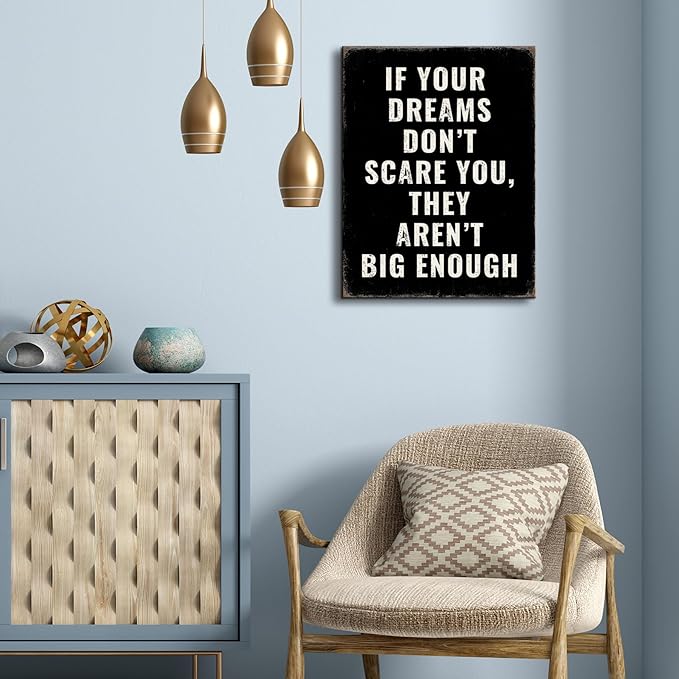 Ploceiny Motivational Canvas Wall art for Classroom,inspirational wall decor for office,Masculine canvas for Home Decor, Gym Posters Decorations, Office Quotes Gifts Wall Art A-388