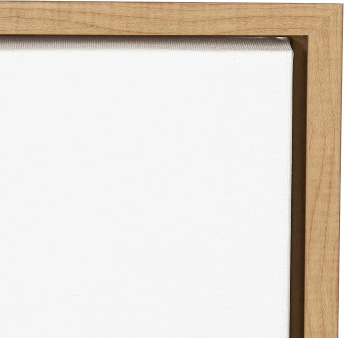 Kate and Laurel Sylvie Koala Bear Black and White Portrait Framed Canvas Wall Art by Simon Te Tai, 18x24 Natural