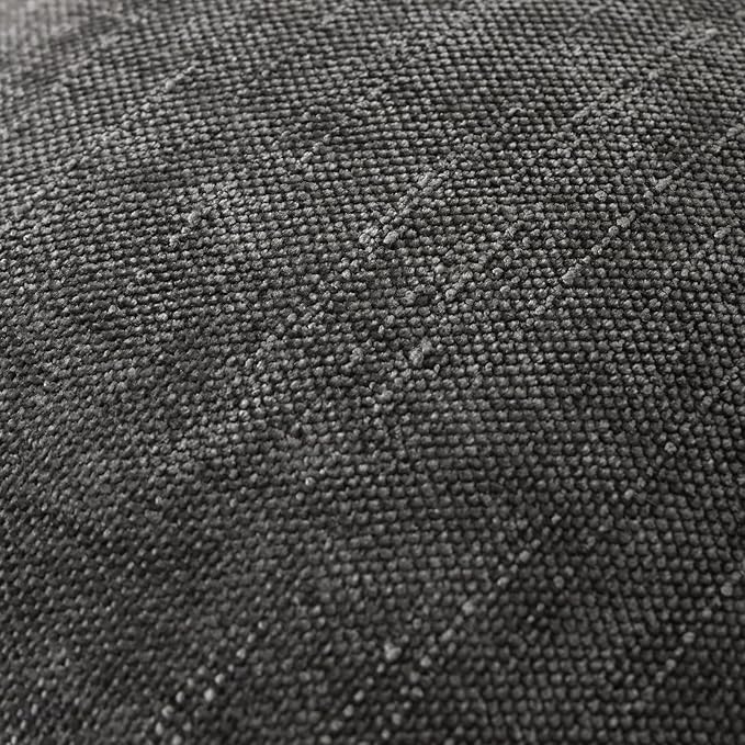 Set of 4 Soft Textured Decorative Throw Pillow Covers 20x20 Inch Cozy Farmhouse Cushion Cover Square Accent Pillow Cases for Bed Couch Sofa Living Room, Grey Series