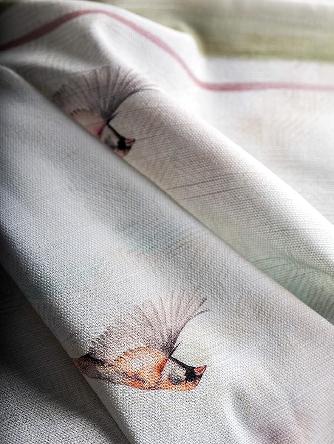 Maison d' Hermine Cloth Napkins Set of 4 100% Cotton Everyday Reusable Square Napkins Cloth Washable, Dinner, Party, Wedding, Restaurant, Spring/Summer (Flying Birds, 20" x 20")