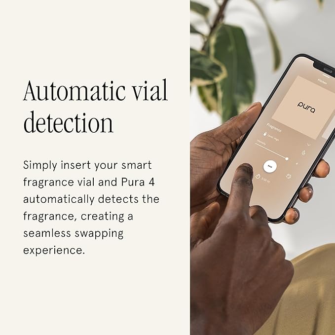 Pura & Brooklyn Candle Studio Home Scent Refill - Smart Home Air Diffuser - Up to 120-Hours of Luxury Fragrance per Refill - Home Essential - Clean & Safe Diffuser Fragrance - 2 Pack, Santorini