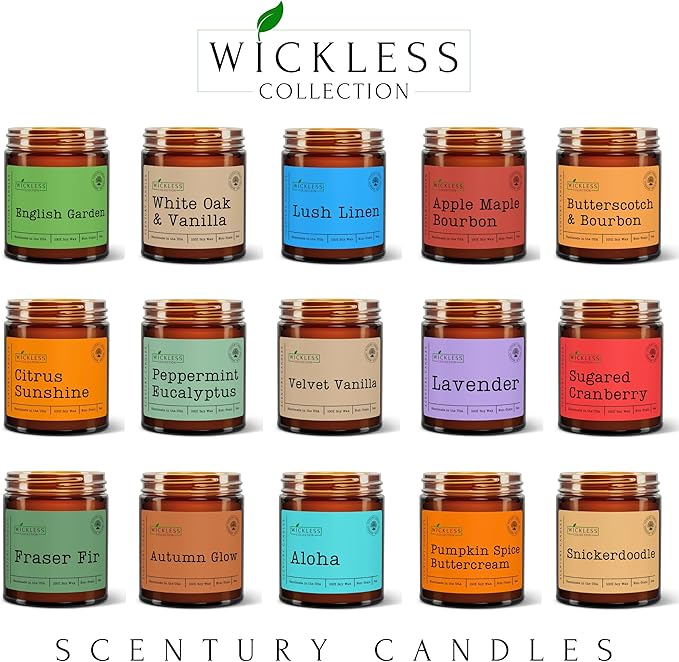 Wickless Candles for Candle Warmer Lamp, Many Scents to Choose, 100% Non-Toxic Soy Wax, Scented Candle Melts for Warming Plate, Handmade in The USA (Autumn Glow)