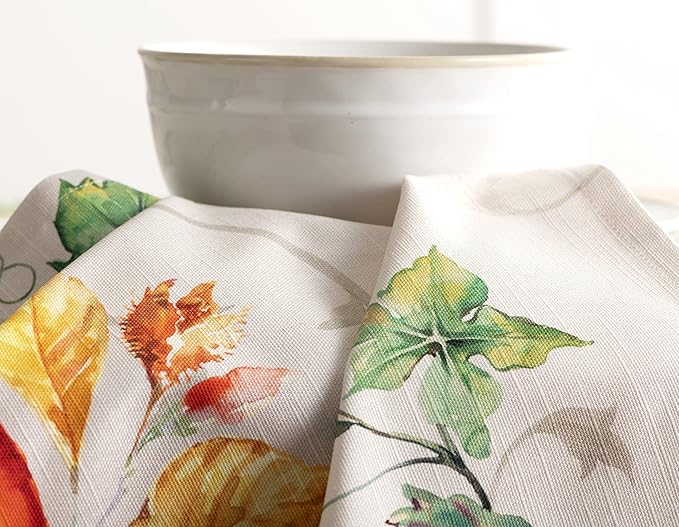 Maison d' Hermine Cloth Napkins Set of 4 100% Cotton Everyday Reusable Square Napkins Cloth Washable, Dinner, Party, Wedding, Restaurant (Lumina, 20" x 20")