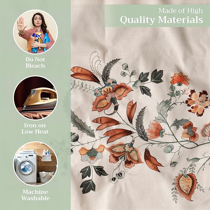 Maison d' Hermine Cloth Napkins Set of 4 100% Cotton Everyday Reusable Square Napkins Cloth Washable, Dinner, Party, Wedding, Restaurant (Dalida, 20" x 20")