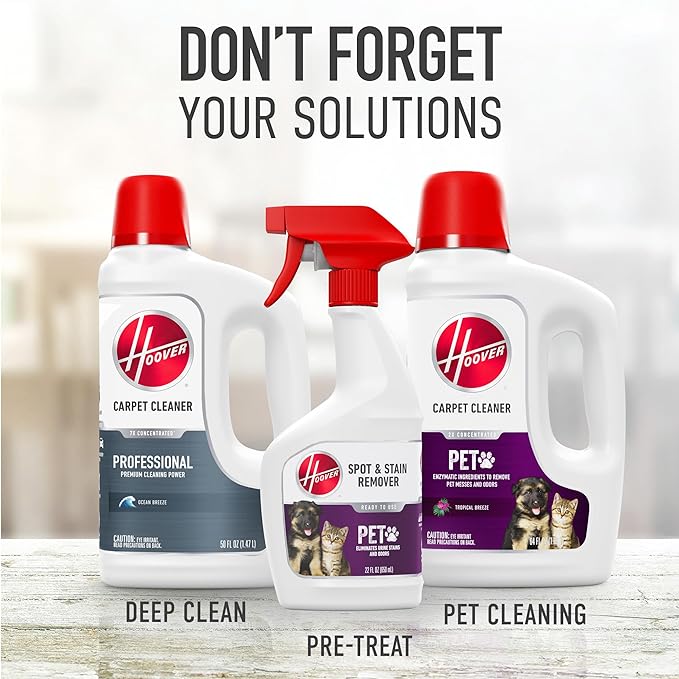 Hoover SmartWash Pet XL Upright Carpet Cleaner Machine for Carpet and Upholstery, Automatic Deep Cleaning Carpet Shampooer, Converts to Spot Cleaner, Pair with Hoover Carpet Cleaner Solution