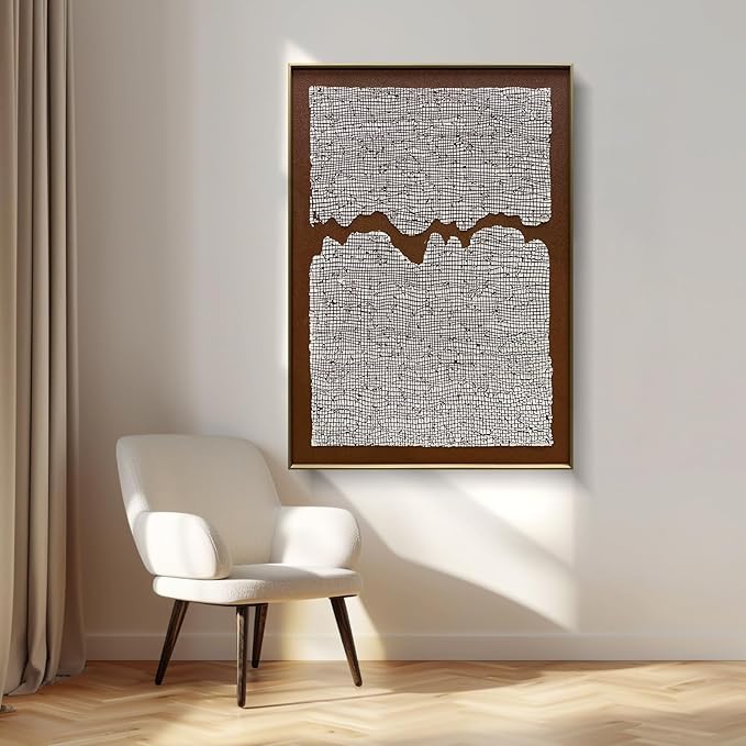 BrightA Multi-Scene Canvas Wall Art for Living Room Bedroom Office Framed Modern Paintings Abstract Large Wall Canvas Decor with Oil Texture 27.6"x39.3"