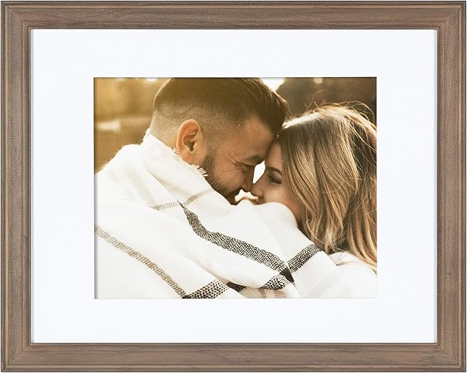 Kate and Laurel Bordeaux Expressions Wall Decor Collection, Set of 10, Industrial Farmhouse Finishes, Assorted Size Frames and Decorative Wall Accents