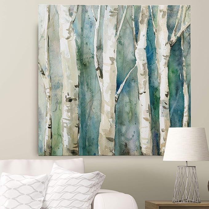 Wexford Home River Birch II' Wrapped Canvas Art Print, 32x32