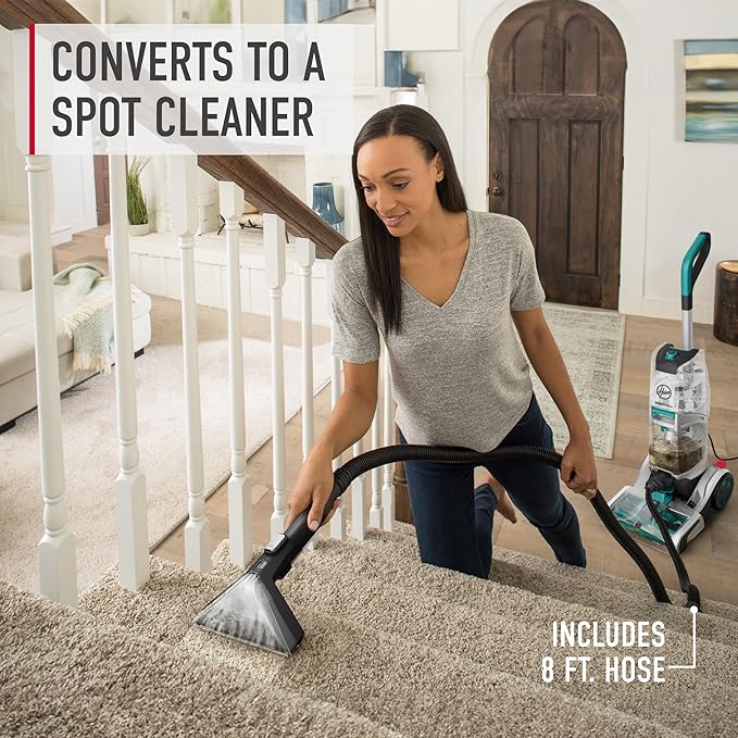 Hoover SmartWash Automatic Carpet Cleaner Machine, Deep Cleaning Carpet Shampooer Machine, Pair with a Hoover Cleaner Solution for a Bright, Refreshed Home