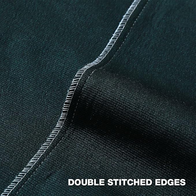 FUTEI Baby Blue Decorative Throw Pillow Covers 26x26 Inch Set of 2,Soft Chenille Phoenix Tail Leaf Textured Euro Pillow Shams,Modern Home Decor for Couch Bed Living Room