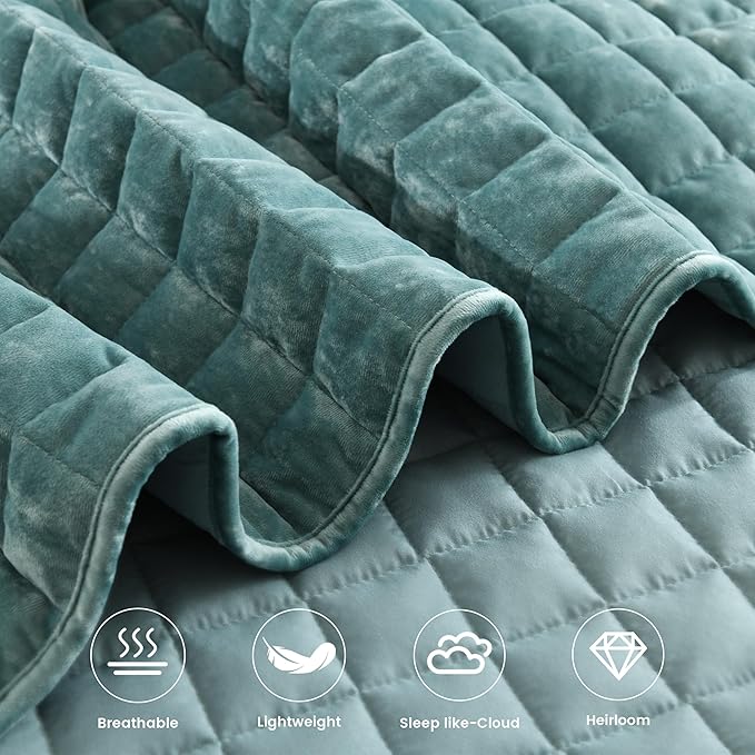 Secgo Queen Comforter Set for Bed - Velvet Quilts Queen Size, Black Bedspreads (90 * 98 Inch) with 2 Pillow Shams, Patchwork Reversible Lightweight Bedding