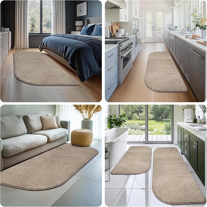 Dirt Trapper Dog Door Mat 32" x 47" / 80cm x 120cm, Washable Kitchen Rug, Non Slip Kitchen Mat for Floor, Absorbent Indoor Entryway Rug for Laundry, Bathroom, Bedroom