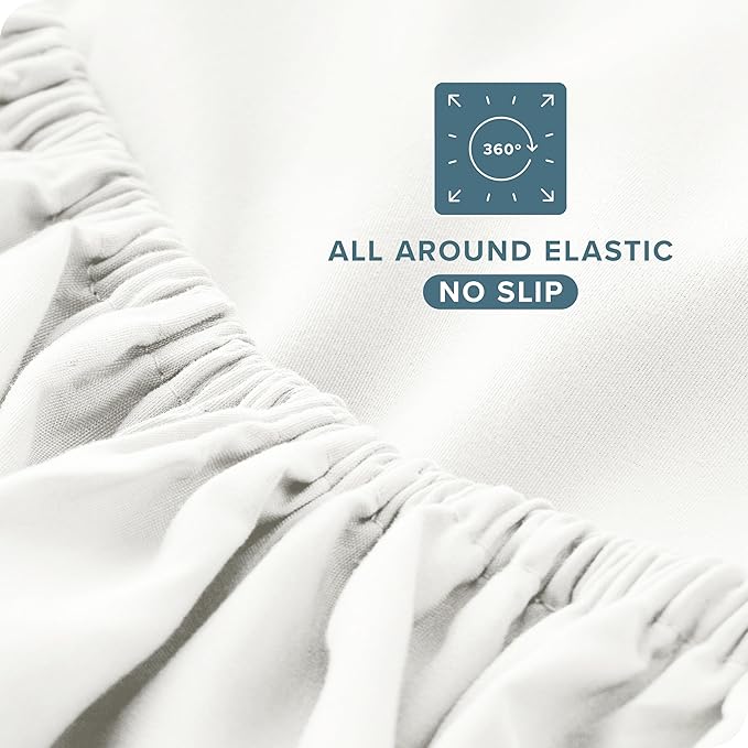 Bare Home Twin XL Sheet Set - College Dorm Size - Luxury 1800 Ultra-Soft Microfiber Twin Extra Long Bed Sheets - Deep Pockets - Easy Fit - Extra Soft - 3 Piece Set - Bed Sheets (Twin XL, Cream)