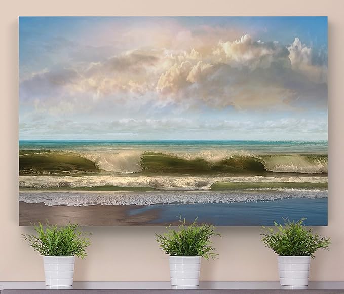 Beach BreakModern Landscape Picture Wall Decorations Canvas Prints for Home Office