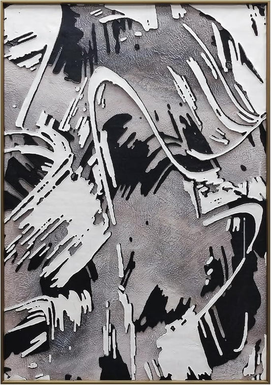 BrightA Gallery Wall Art - Bedroom Art, Unique Entryway Decor - Modern Framed Artwork, 27.6"x39.3"