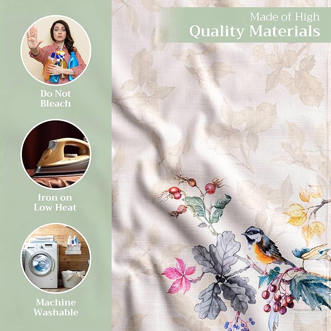 Maison d' Hermine Cloth Napkins Set of 4 100% Cotton Everyday Reusable Square Napkins Cloth Washable, Dinner, Party, Wedding, Restaurant (Equinoxe - Beige, 20" x 20")