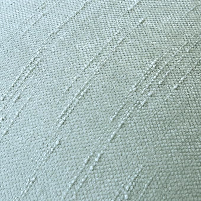 Set of 4 Soft Textured Decorative Throw Pillow Covers 20x20 Inch Cozy Farmhouse Cushion Cover Square Accent Pillow Cases for Bed Couch Sofa Living Room, Light Aqua