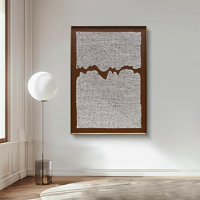 BrightA Multi-Scene Canvas Wall Art for Living Room Bedroom Office Framed Modern Paintings Abstract Large Wall Canvas Decor with Oil Texture 27.6"x39.3"