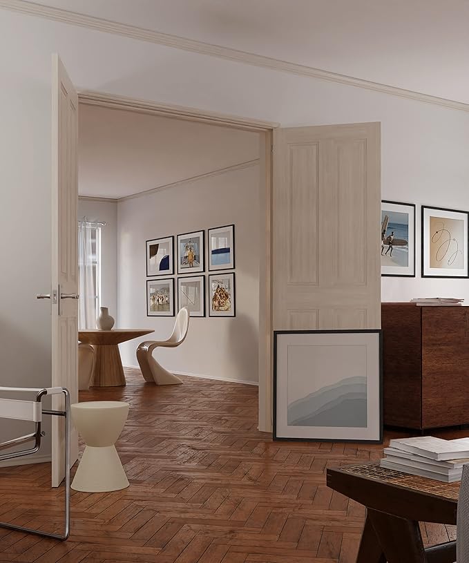 HAUS AND HUES Black Square Frames Set of 9-20x20