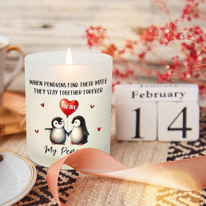 Anniversary Couple Gifts for Women Men - Long Lasting Vanilla Lavender Scented Candle 10oz - Wedding Gifts for Her Him Husband Wife, Girlfriend Boyfriend Birthday Gift Ideas