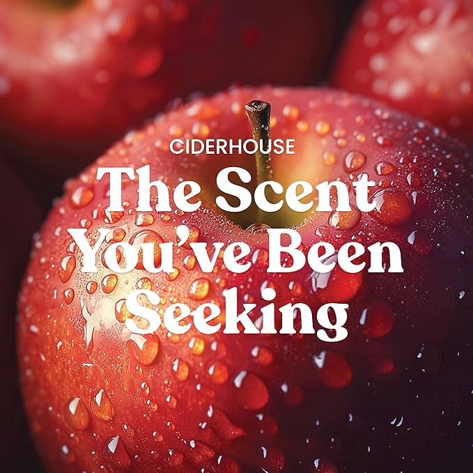 Yankee Candle Large Jar Scented Candle with up to 150 Hour Burn Time, Premium Plant Wax Blend for Consistent Burn, 22 oz Jar Candle with Room Filling Fragrance, Ciderhouse