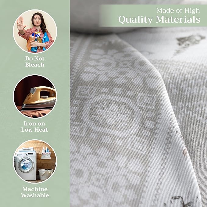 Maison d' Hermine Cloth Napkins Set of 4 100% Cotton Everyday Reusable Square Napkins Cloth Washable, Dinner, Party, Wedding, Restaurant (Cozy Christmas, 20" x 20")