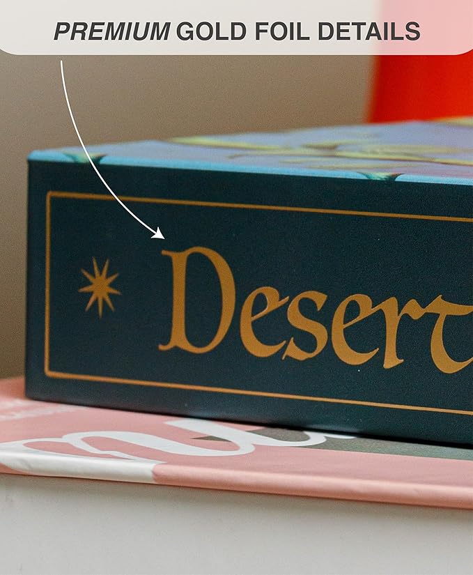 Set of 2 Decorative Books – Botanical Faux Books with Hidden Storage, Coffee Table Decor, Bookshelf Decoration, Decorative Storage Box, Faux Book Set, 12.2x8.6x1.5” & 11x7.7x1.2”