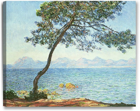 DECORARTS - The Esterel Mountains 1888, Claude Monet Art Reproduction. Giclee Canvas Prints Wall Art for Home Decor 30x24