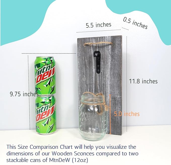 Besuerte Modern Farmhouse Wall Decor, Country Wall Decor for Bedroom, Living Room, Kitchen, Rustic Wall Art with Led Fairy Lights & Rose Flowers, Wall Art Set of 2, Large Grey