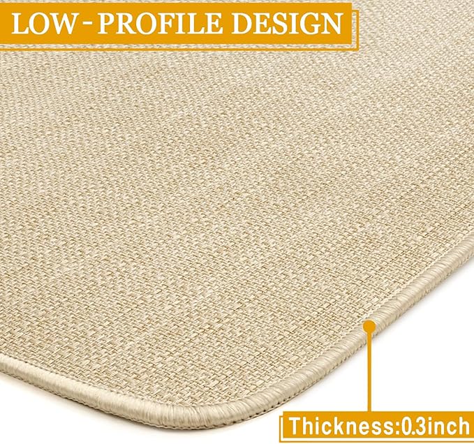 Fall Pumpkin Welcome Doormat 30x17 Inch Hello Pumpkin Front Door Mat Indoor Outdoor Entrance Floor Mats Non-Slip Washable Seasonal Autumn Thanksgiving Home Decor Rugs