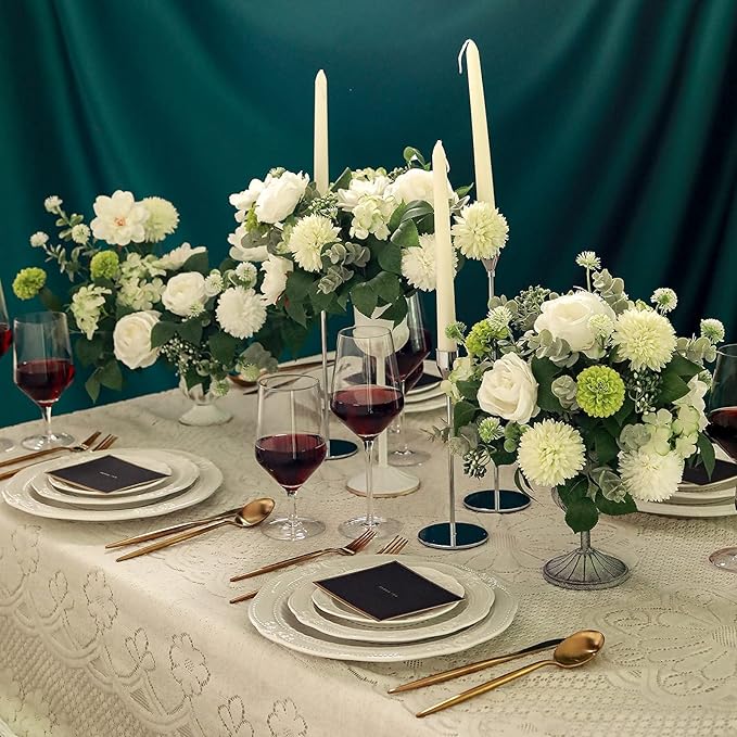 Serra Flora Artificial Flowers Combo for DIY Centerpieces Arrangements Wedding Bridal Bouquet Baby Shower Cake Flower Home Decor