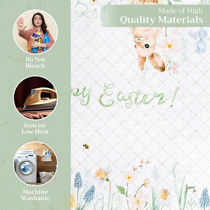 Maison d' Hermine Cloth Napkins Set of 4 100% Cotton Everyday Reusable Square Napkins Cloth Washable, Dinner, Party, Wedding, Restaurant, Spring/Summer (Easter Dew, 20" x 20")