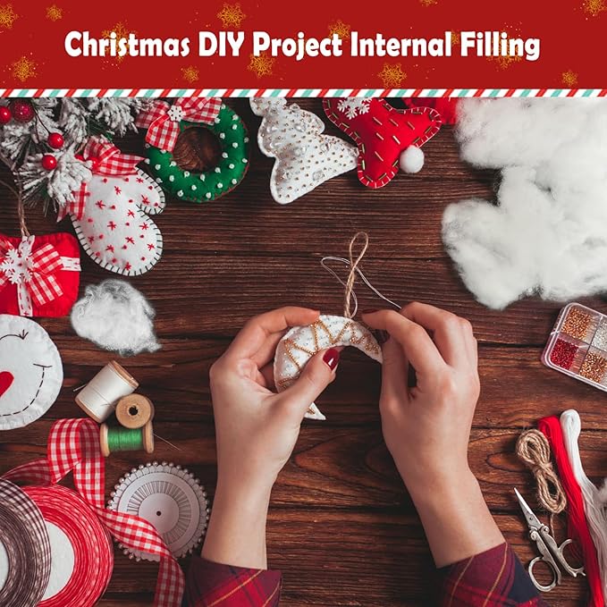 Apragaz Christmas Fake Snow Decoration, 0.7 LB Artificial Snow Fluffy Fake Snow Bulk Flame Resistant Indoor Snow for Winter Village, Nativity, Christmas Tree, Christmas Decoration